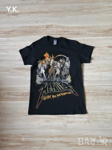 Оригинална мъжка тениска Gildan x Metallica 40th Anniversary Horseman