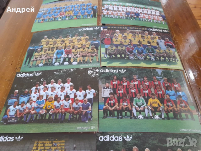 Стари Футболни програми Бундеслига,Adidas 1984, снимка 4 - Други ценни предмети - 50487446