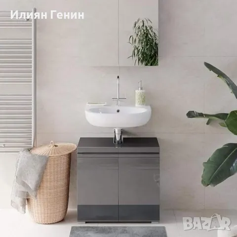 Шкаф за баня 60 x 56 см, снимка 4 - Шкафове - 47920406