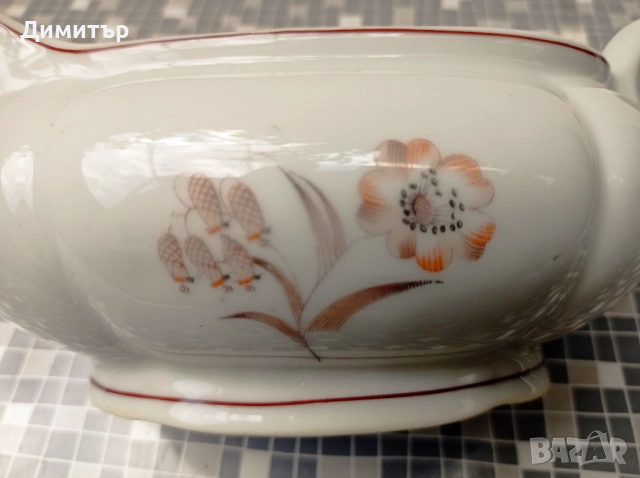 Порцелан посуда сосиера чиния плато супник салатиера сервиз, снимка 3 - Прибори за хранене, готвене и сервиране - 52897271