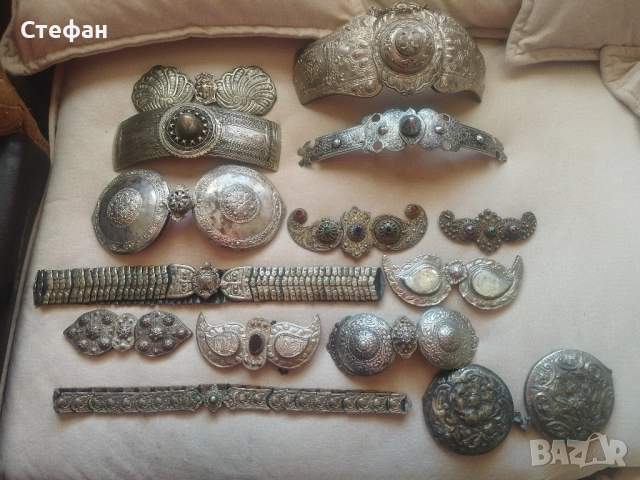 Голяма сребърна пафта., снимка 7 - Антикварни и старинни предмети - 51945874