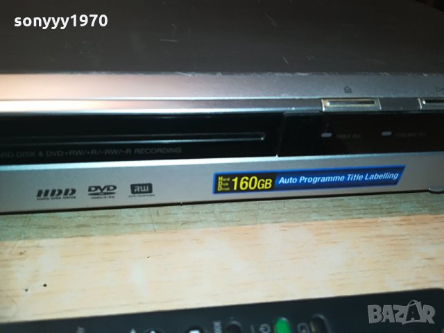 sony rdr-hx720 dvd recorder-hdd/dvd-160gb+remote, снимка 12 - Плейъри, домашно кино, прожектори - 29059256