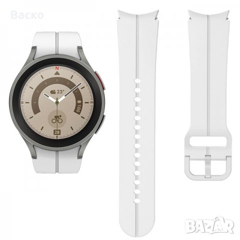 Силиконови каишки /20мм/ съвместими със Samsung Galaxy Watch 5/ Galaxy Watch 5Pro/ Galaxy Watch 4, снимка 5 - Каишки за часовници - 38493657