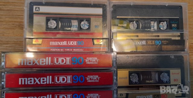 10 бр хромни касети Maxell Gold XL II 90 Epitaxial XL II 60 Epitaxial  UDII90, снимка 3 - Аудио касети - 43287242