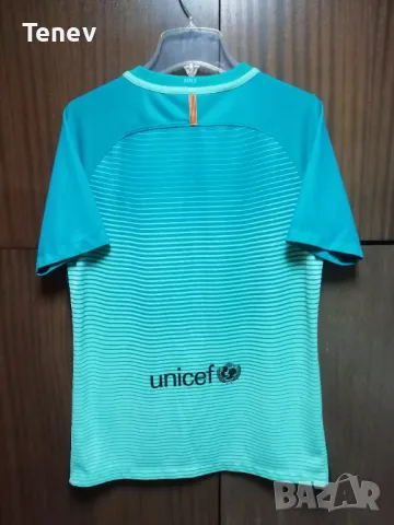 FC Barcelona Nike оригинална тениска фланелка Барселона 2016/2017 трети екип , снимка 2 - Тениски - 48444112