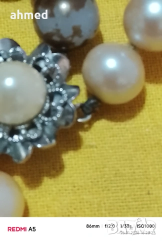 Красиво перлено колие и гривна, снимка 9 - Бижутерийни комплекти - 53233831