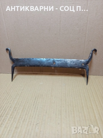 Соц Старо Ръчно Ковано Градинско Стъргало. НОМЕР 719., снимка 4 - Антикварни и старинни предмети - 53513580