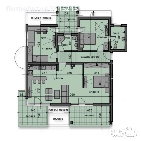 Апартамент 170 кв м в кв Остромила с гараж от собственик