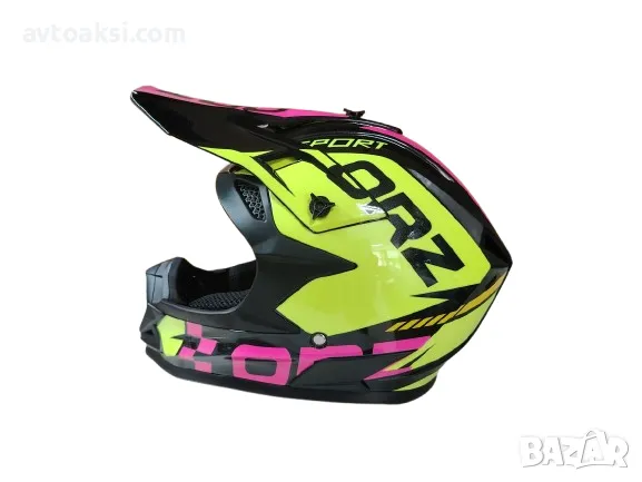Каска Крос Мотор/Скутер/Бъги/Вело/АТВ-3232, снимка 4 - Аксесоари и консумативи - 47558608