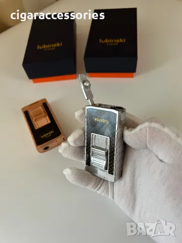 Запалка Lubinski с двоен пламък и вграден пънч, снимка 7 - Запалки - 49931359