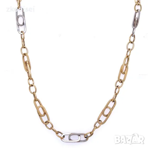 Златен синджир 6,65гр. 45см. 14кр. проба:585 модел:1213-5, снимка 2 - Колиета, медальони, синджири - 30937478