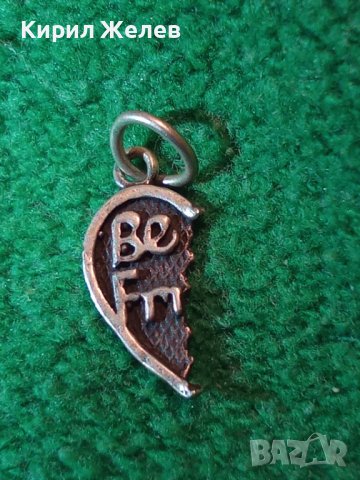 BEST FRIEND - СРЕБЪРНО МЕДАЛЬОНЧЕ - СЪРЧИЦЕ - Най-ДОБЪР ПРИЯТЕЛ СРЕБРО 925 АРТ ПЕНДАНТ 26661, снимка 2 - Колиета, медальони, синджири - 39303617