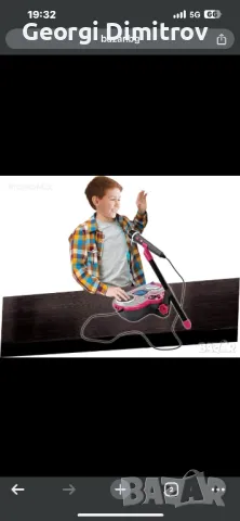 Музикално студио, детски микрофон със стойка DJ пулт караоке музика, снимка 5 - Друга електроника - 47815913