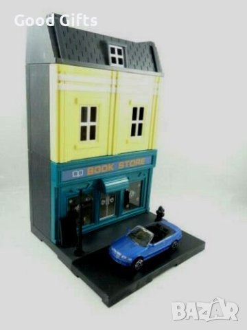 Детски паркинг със сгради, Градска улица, снимка 4 - Коли, камиони, мотори, писти - 42931471