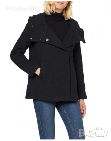 Дамско вълнено палто ONLY 15180897 свободен модел, снимка 2 - Палта, манта - 32559340