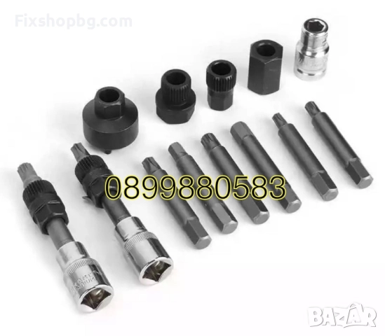 Вложки за шайби на алтернатори 13 части Mar-Pol, снимка 2 - Куфари с инструменти - 51548565