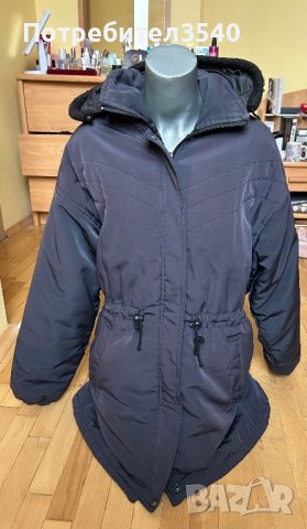 Дамско зимно яке с качулка, снимка 2 - Якета - 43728707