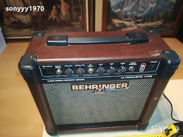 behringer at108 guitar amplifier-внос france 1412221845, снимка 2 - Ресийвъри, усилватели, смесителни пултове - 39011179