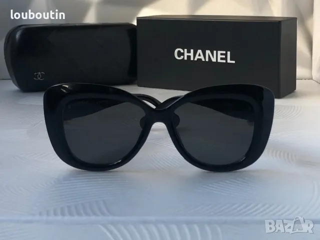 CH дамски слънчеви очила черни , снимка 13 - Слънчеви и диоптрични очила - 48002716