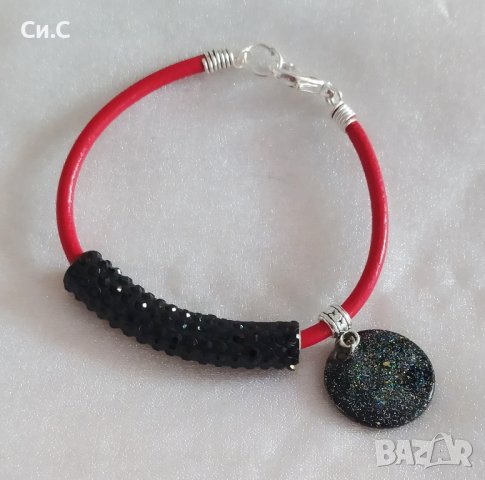 КОЖЕНИ ГРИВНИ Ръчна изработка 💯 УНИКАТИ !!! , снимка 4 - Гривни - 40152363