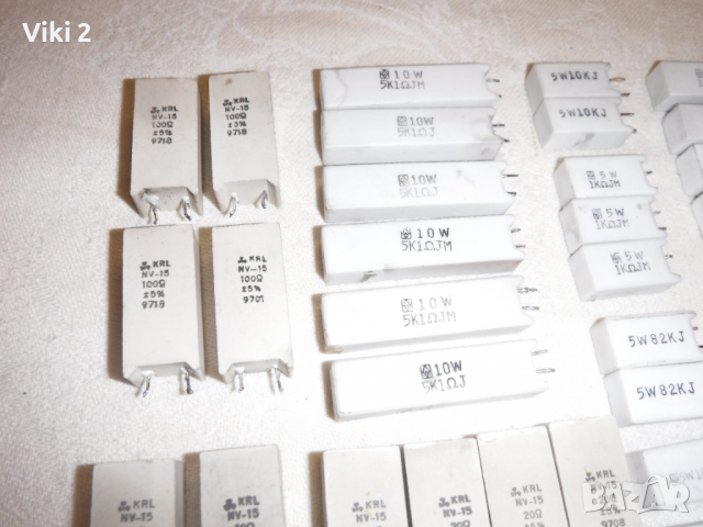 Мощни керамични жични съпротивления, снимка 2 - Друга електроника - 36490456