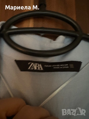 Zara oversize памучна риза, XS, снимка 3 - Ризи - 53053079