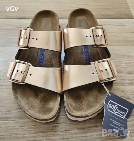 Дамски чехли Birkenstock Arizona - 38, снимка 2 - Чехли - 51391956