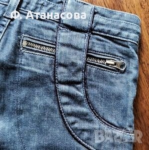 Разпродажба! Страхотни дънки на Стела Макартни с повдигащ и стягащ ефект, размер ХС, снимка 6 - Дънки - 38433253