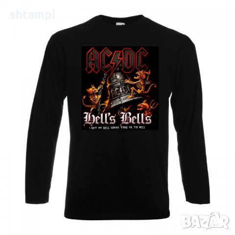 Мъжка тениска Hells Bells 1, снимка 2 - Тениски - 35001602