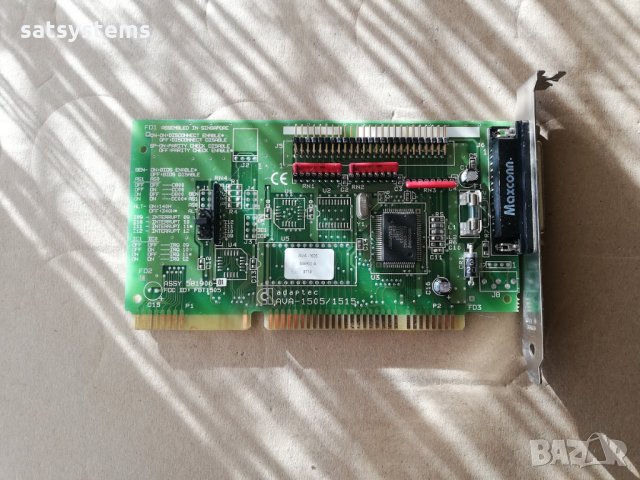 Adaptec AVA-1505/1515 SCSI Host Adapter Card 16-bit ISA, снимка 1
