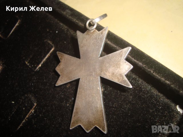 ПОСРЕБРЕН или СРЕБЪРЕН МАЛТИЙСКИ КРЪСТ МАГНИТ НЕ го ЛОВИ РЯДЪК 21673, снимка 9 - Колиета, медальони, синджири - 32690781