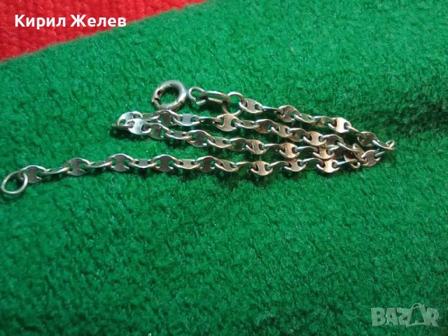 ИЗИСКАНА ВИНТИДЖ АРТ ПЛЕТКА СРЕБЪРНА ГРИВНА СРЕБРО 925 ПРОБА ПОДХОДЯЩА и За ГЛЕЗЕН 25287, снимка 11 - Гривни - 40487711