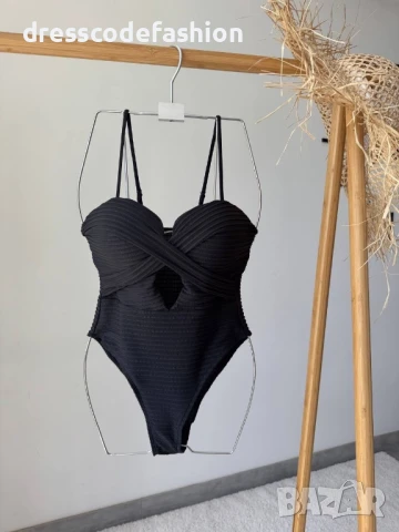 Цял бански костюм в черен цвят , снимка 8 - Бански костюми - 51117311