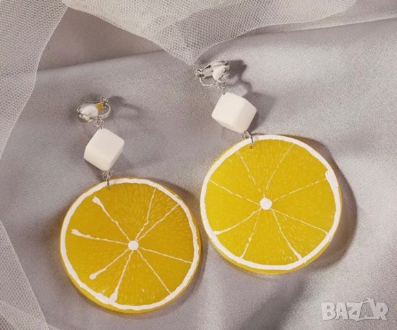Нови свежи обеци лимони Привлечете внимание  Бъдете различни‼️, снимка 7 - Обеци - 44125885