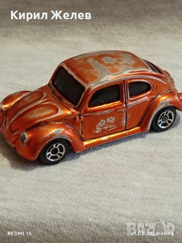 Метална количка Volkswagen 1300 Made in China за КОЛЕКЦИЯ ДЕКОРАЦИЯ 39213, снимка 3 - Колекции - 53570530