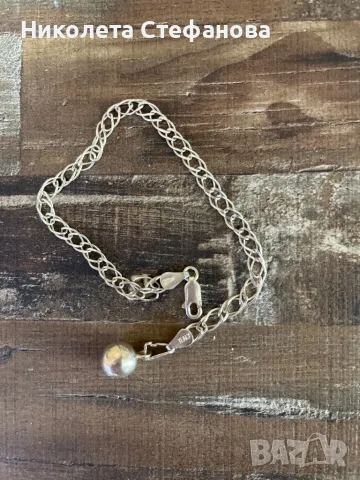 Сребърна гривна , снимка 1