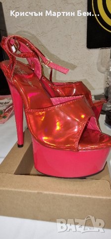 Сандали лачени  За Танци , снимка 5 - Сандали - 40919243