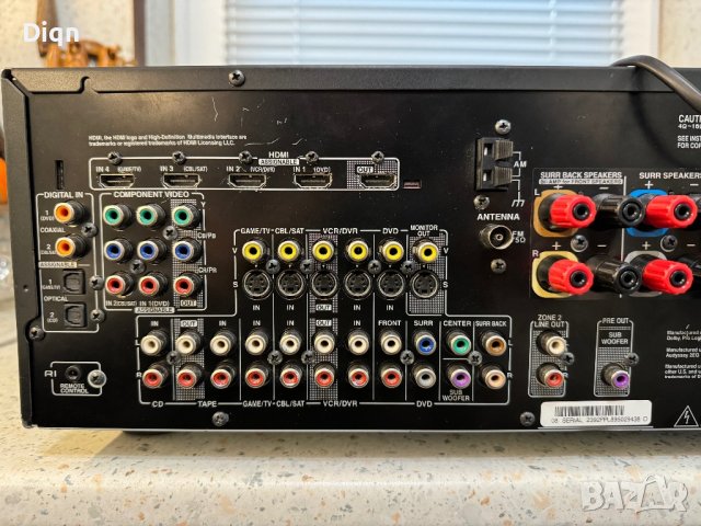 Onkyo TX-SR606 , снимка 10 - Ресийвъри, усилватели, смесителни пултове - 43302479