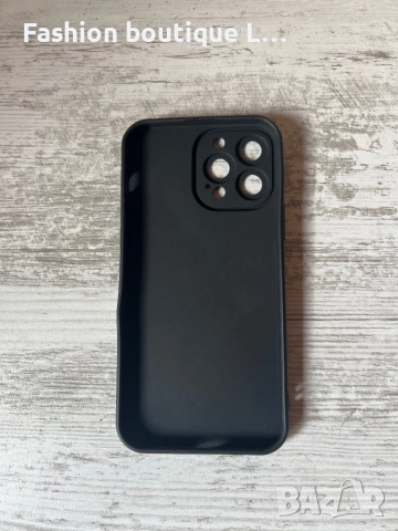 Калъф за айфон 13 про макс в черен цвят с буква А 🖤, снимка 3 - Калъфи, кейсове - 52364656