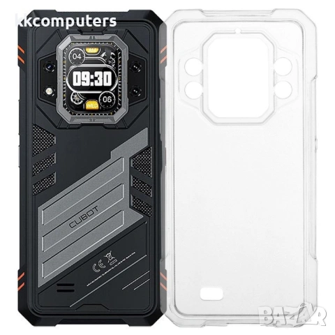 Cubot Kingkong Power 3 Силиконов Калъф Flexible TPU/ Anti-scratch и Протектор