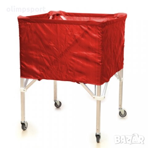 Сгъваема количка за топки нова. Капацитет - 20 броя топки, размер 5. Олекотена алуминиева конструкци, снимка 2 - Волейбол - 28505100