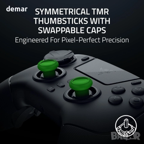 Razer Raiju V3 Pro Безжичен контролер за електронни спортове за PS5/PC, снимка 4 - Аксесоари - 52693077