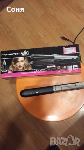 Преса за коса 2 в 1  Rowenta For Elite Liss & Curl SF4522, снимка 8 - Преси за коса - 51239121
