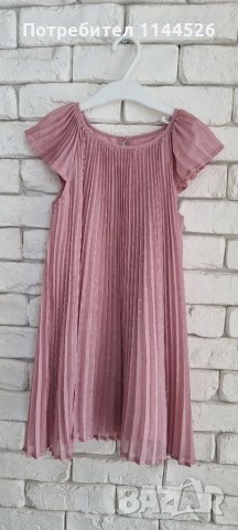 Розова солей рокля H&M 4-6г.
