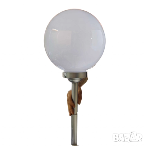 Соларна градинска лампа сфера BONETTI Ø30 см – автоматично осветление без кабели и сметки за ток, снимка 3 - Соларни лампи - 51962136