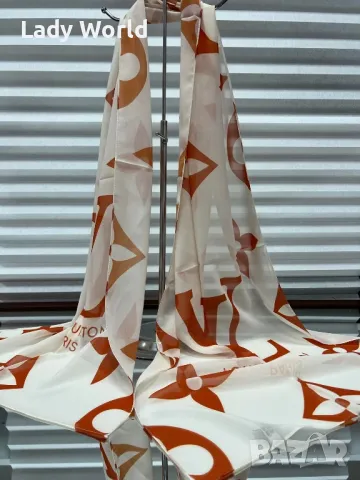 DIOR шал от коприна най-висок клас, снимка 1