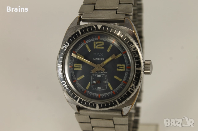 1960's PAX Френски Дйвърски Часовник , снимка 3 - Мъжки - 51834715