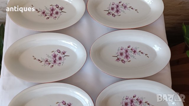 Комплект овални чинии - Дянко Стефанов - Разград - 6 броя - НОВИ, снимка 2 - Чинии - 43950060