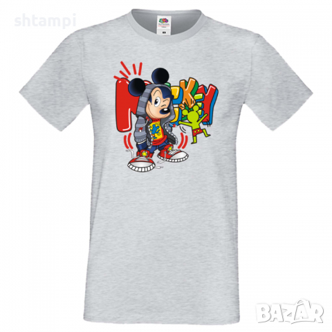 Мъжка тениска Mickey Teenager Подарък,Изненада,Рожден ден, снимка 4 - Тениски - 36577773