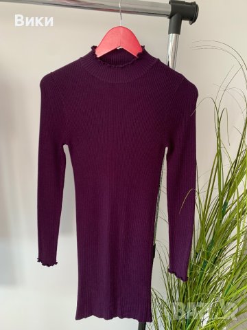 Нова рокля, материя от плетиво, снимка 7 - Рокли - 43295417